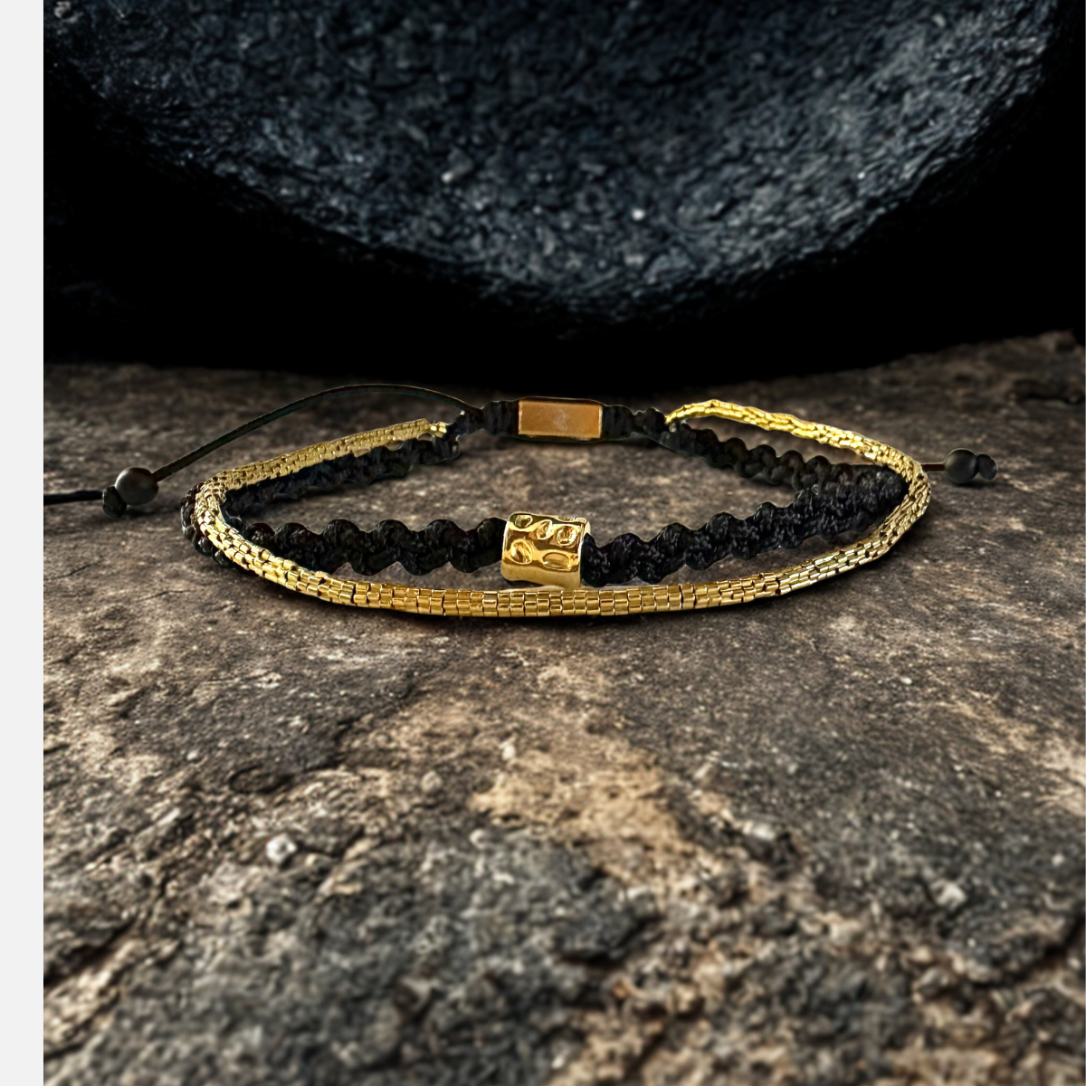 Men's Handmade Multi-Line Bracelet