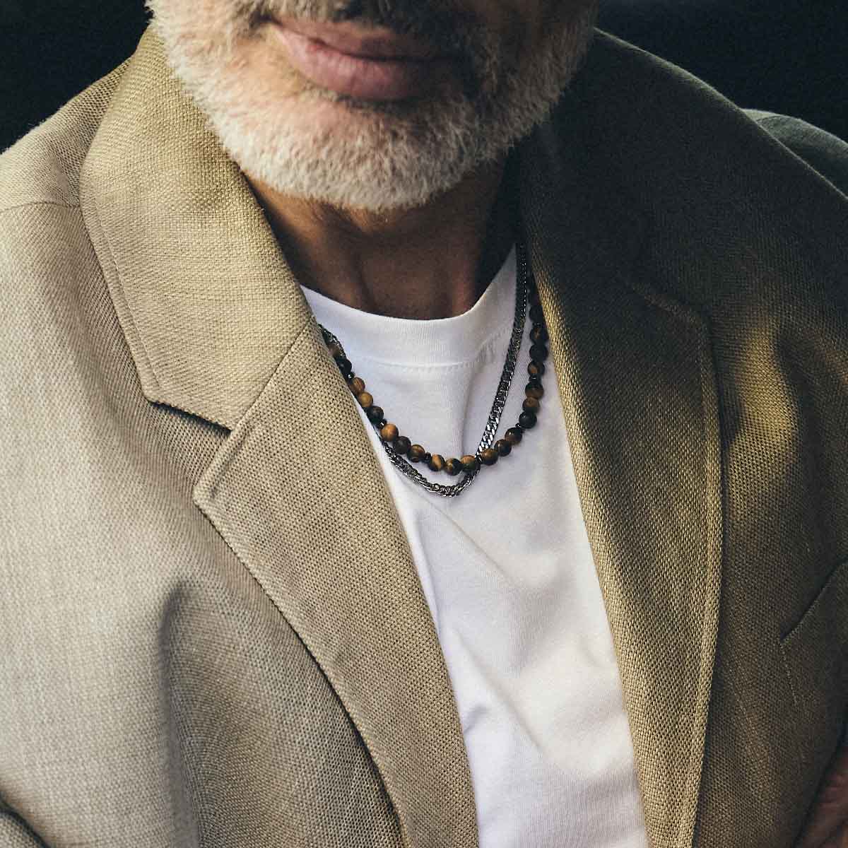 Handmade Necklace for Men with Chain
