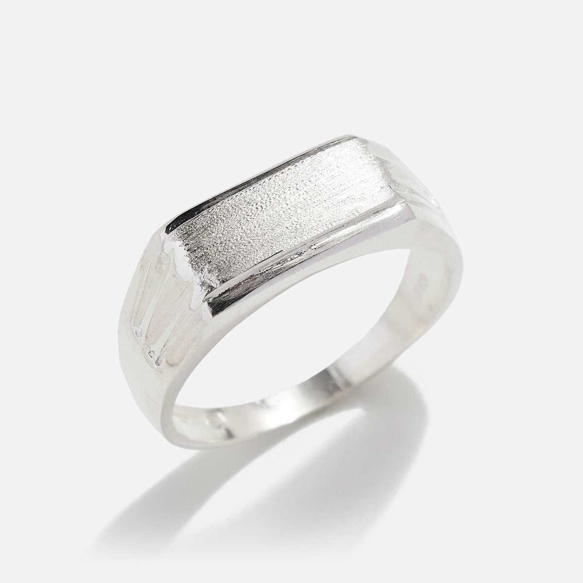 Silver Ring with Matt Sagre for Men's