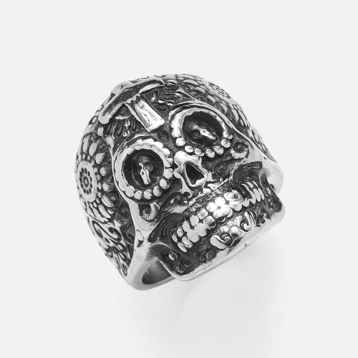 Handmade Steel Ring for Men's