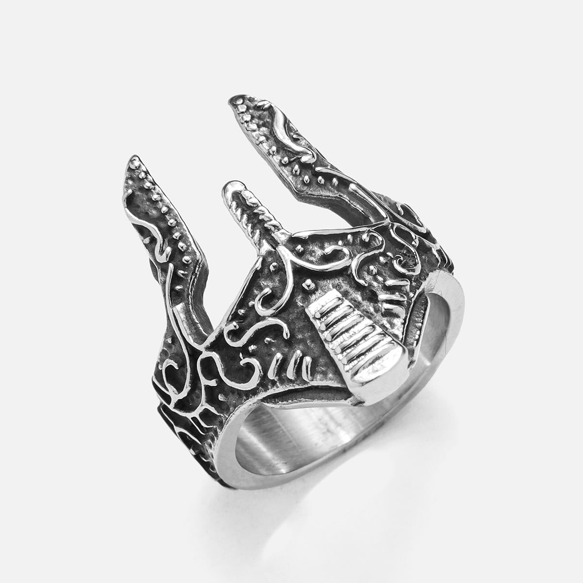 Handmade Steel Ring for Men's