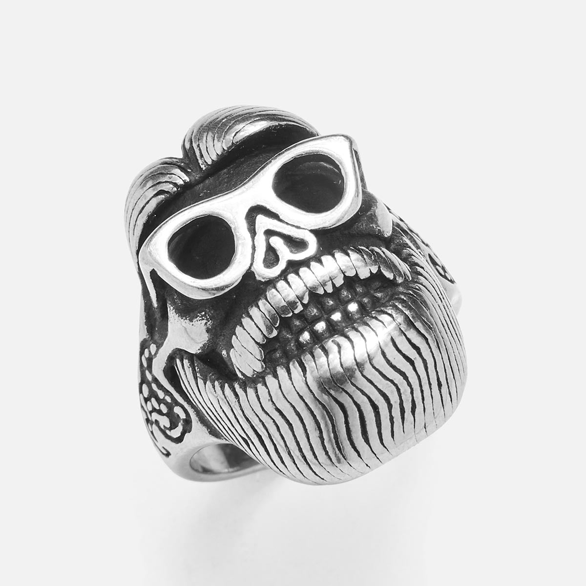 Handmade Steel Ring for Men's