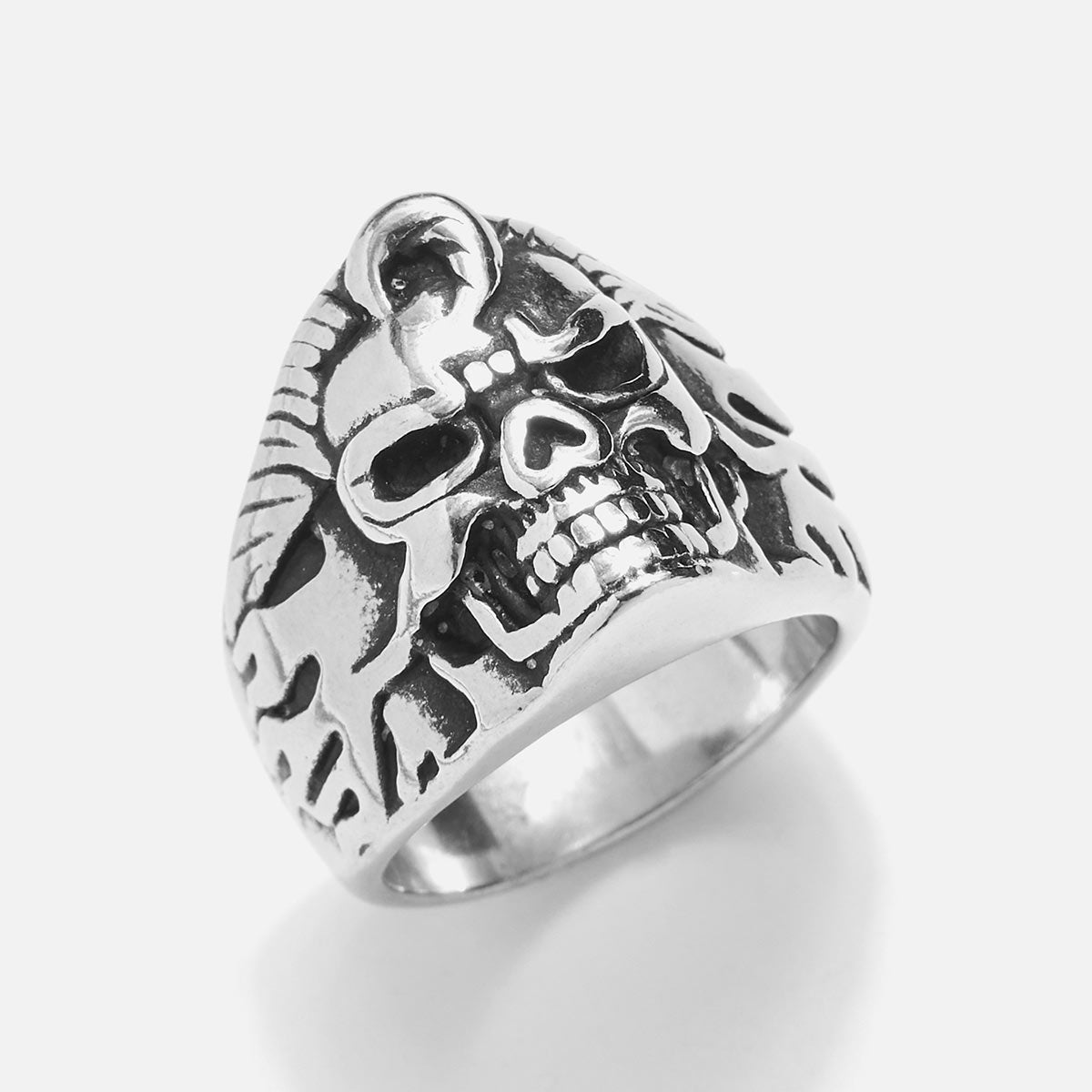 Handmade Steel Ring for Men's