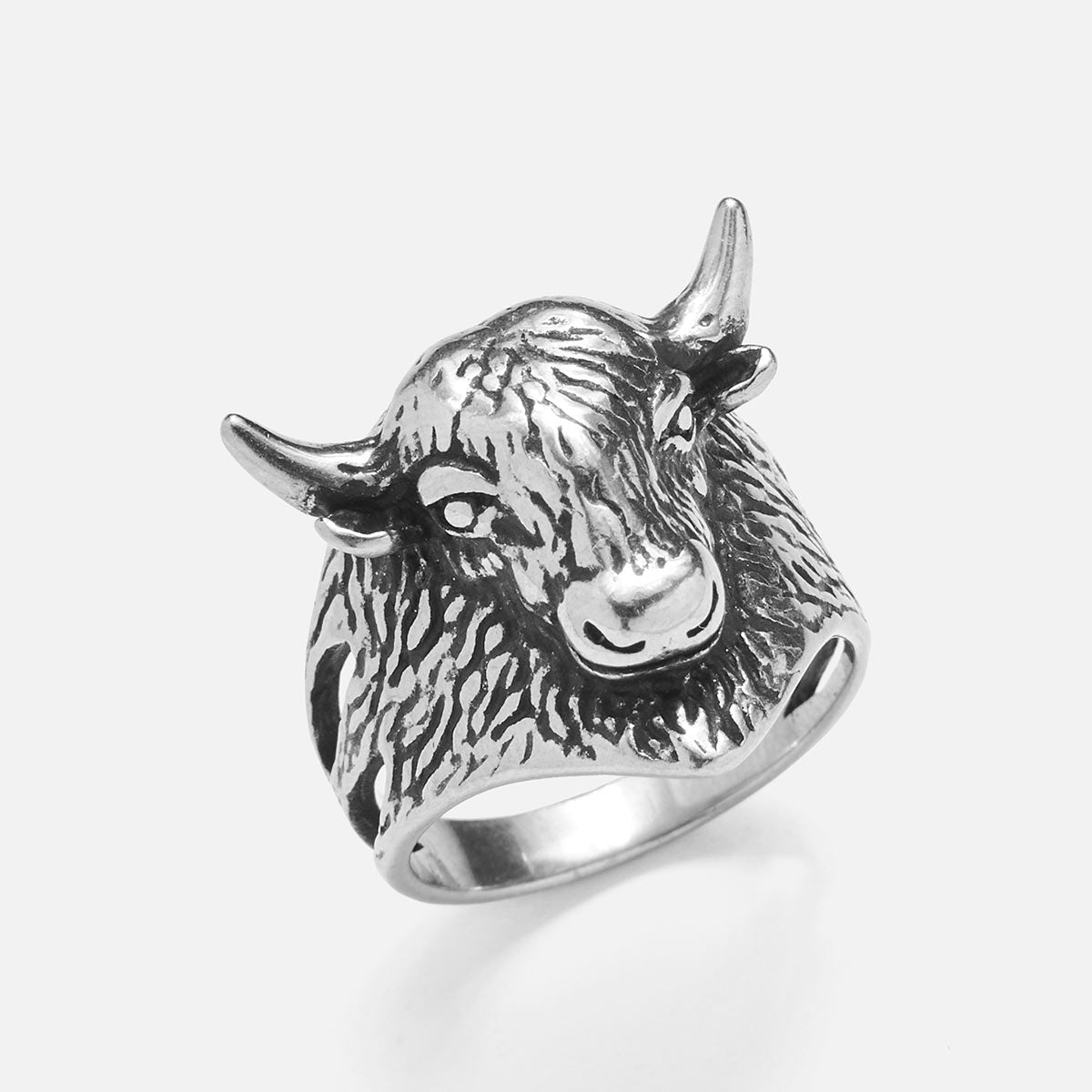 Handmade Steel Ring for Men's