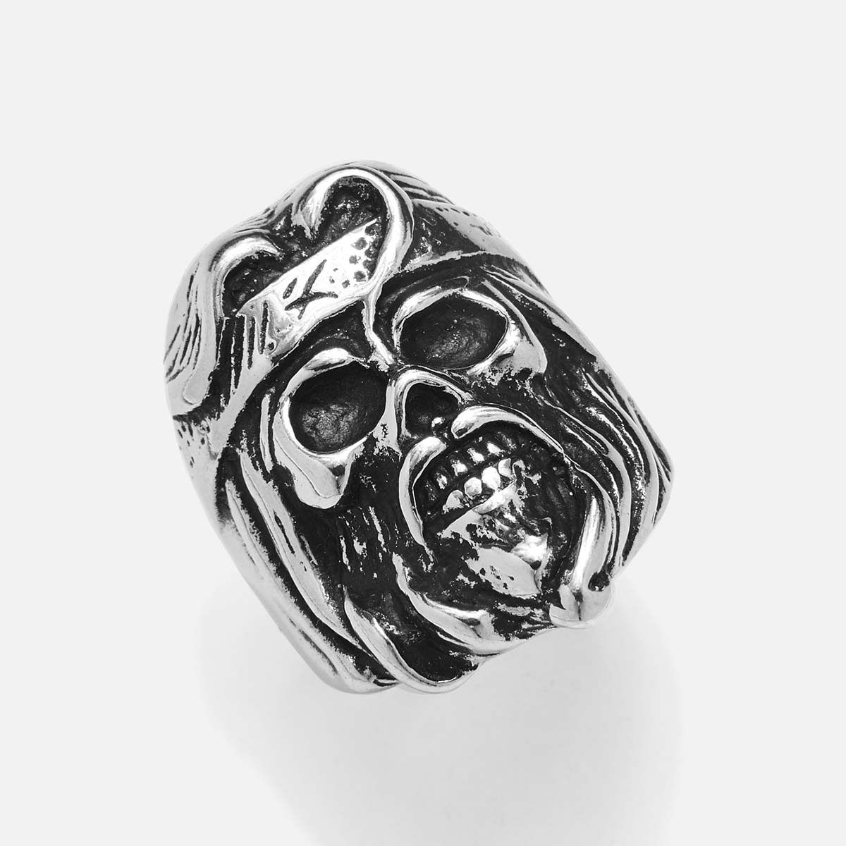 Handmade Steel Ring for Men's
