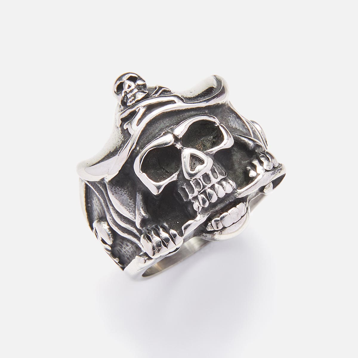 Handmade Steel Ring for Men's