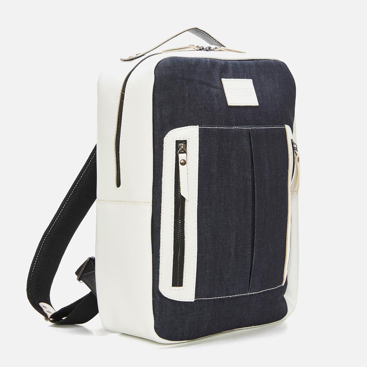 Τετράγωνη Δερμάτινη BackPack Τσάντα