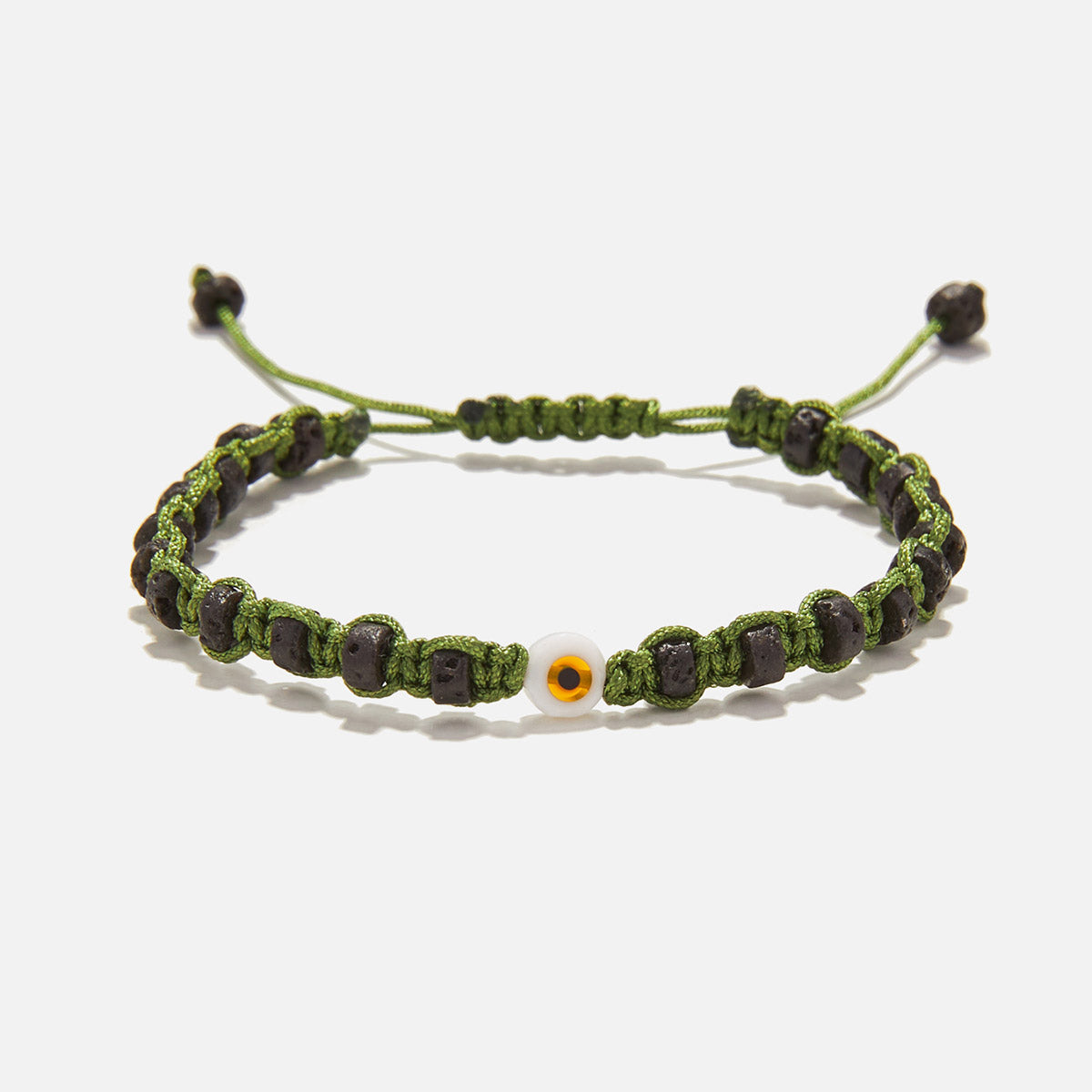 Handmade Bracelet For Child with Lava & Evil Eye
