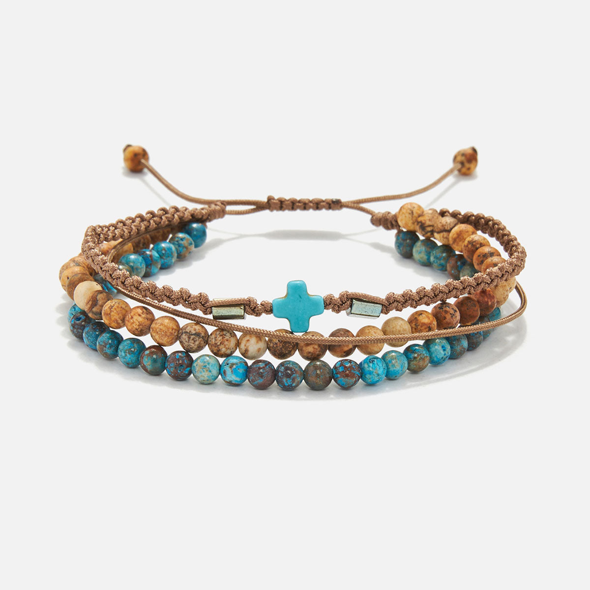 Men's Handmade Cross Bracelet with Cross