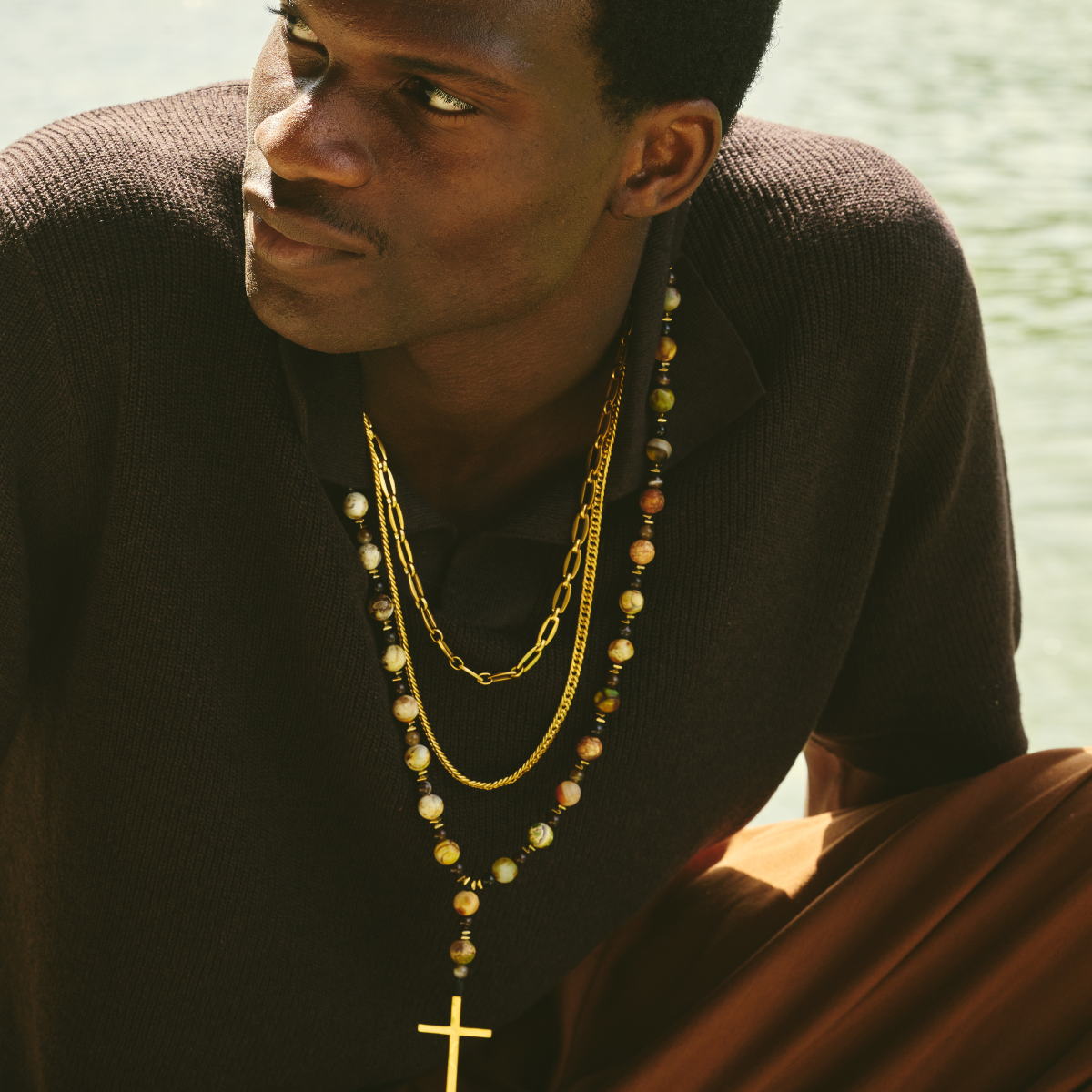 Handmade Necklace for Men with Chain
