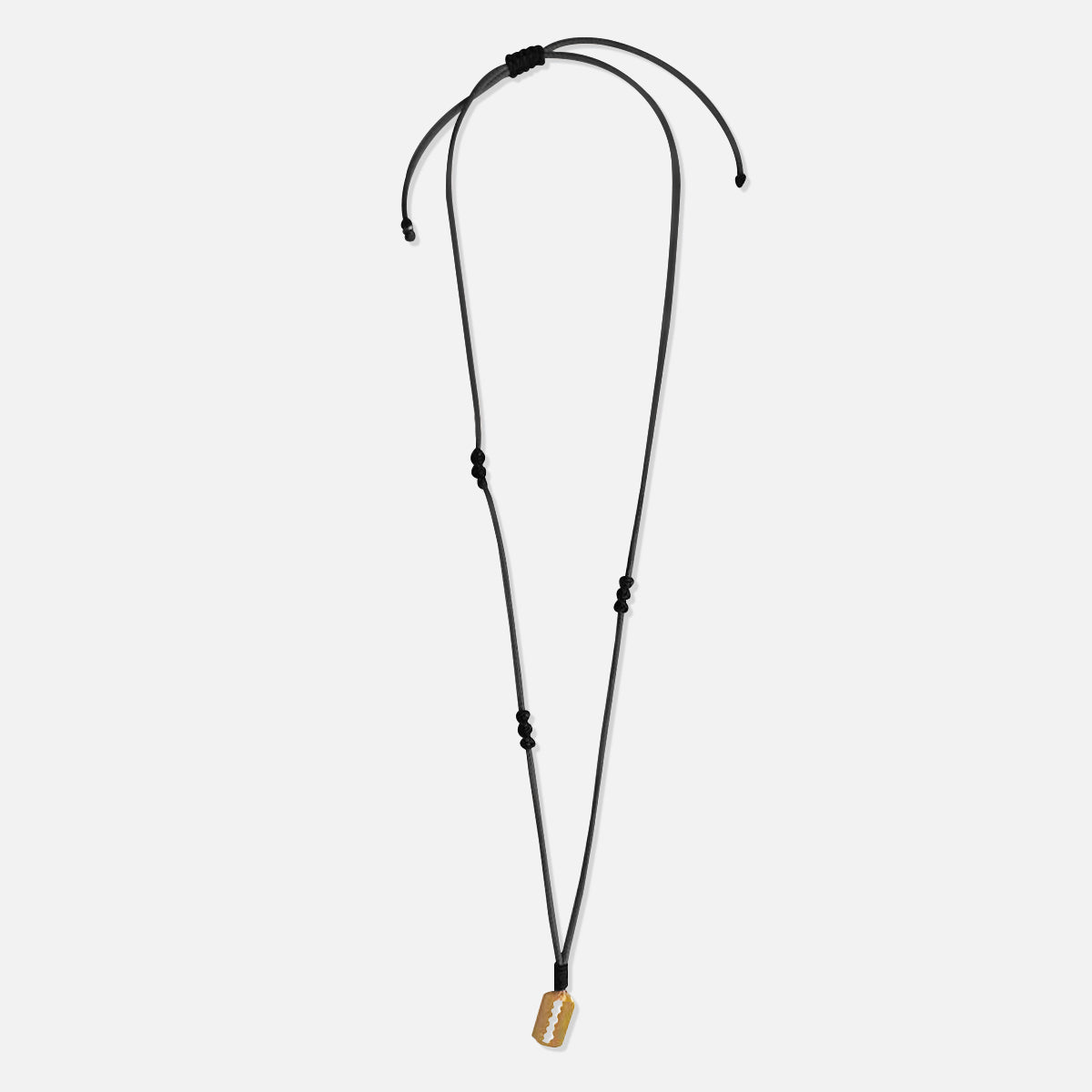 Barber Handmade Necklace with Razor Blade