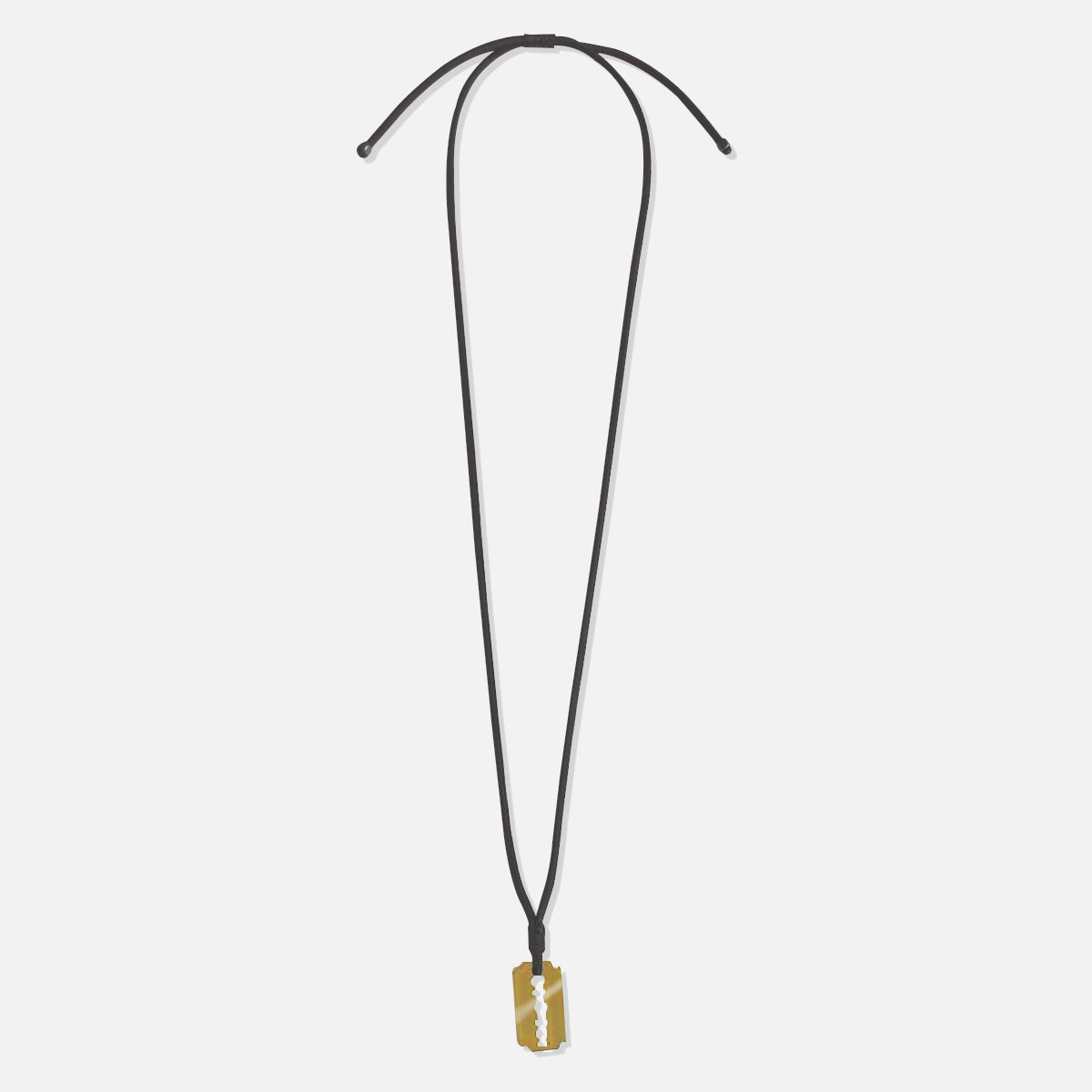 Barber Handmade Necklace with Razor Blade