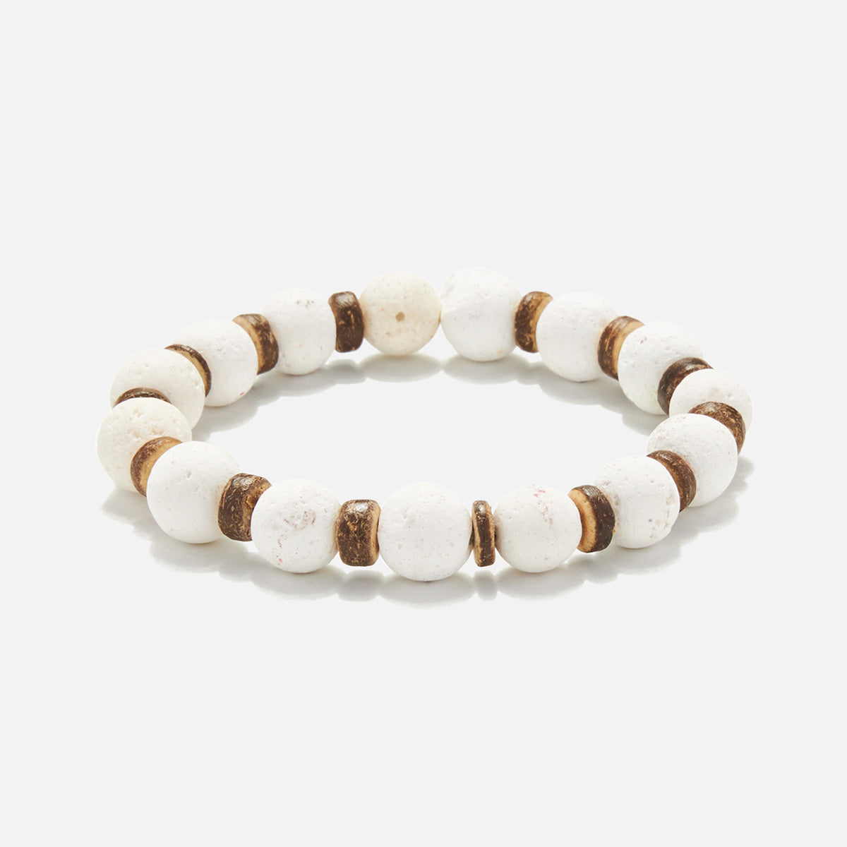 Handmade Bracelet For Men with Lava