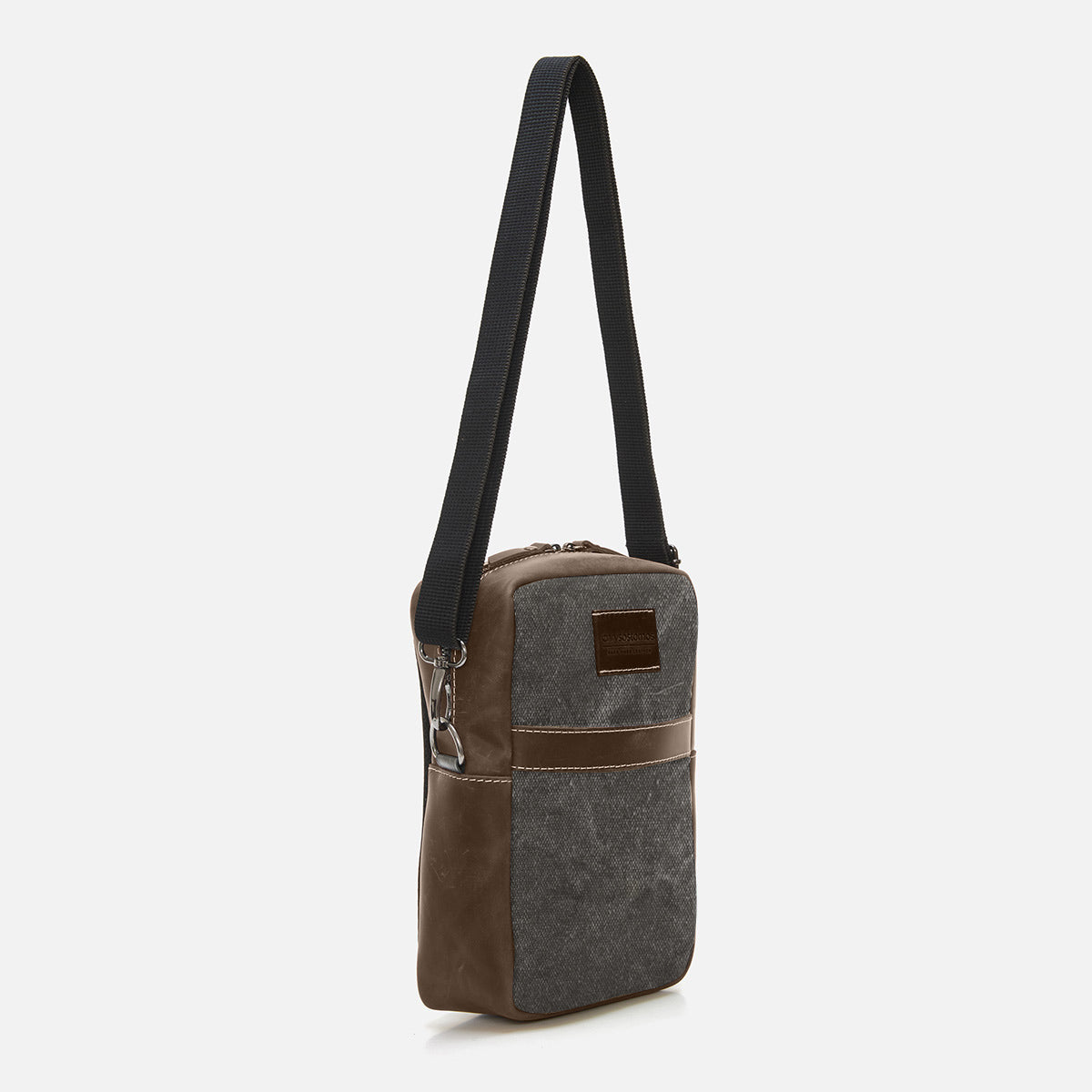 Παραλληλόγραμμη Δερμάτινη CrossBody Τσάντα