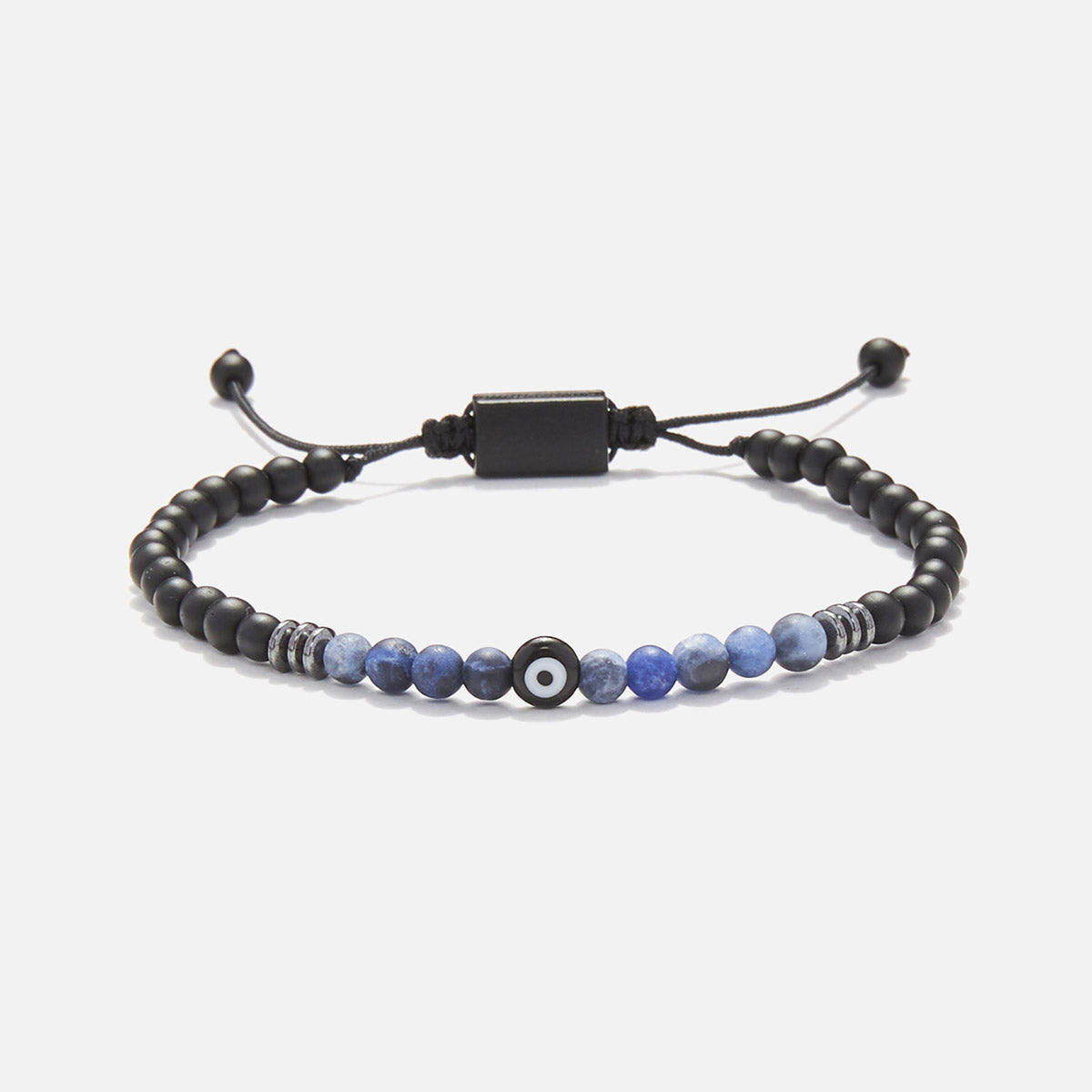 Handmade Bracelet For Men with Onyx & Sodalite
