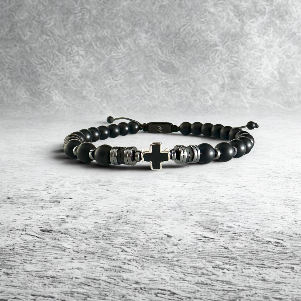 Men's Handmade Bracelet with onyx