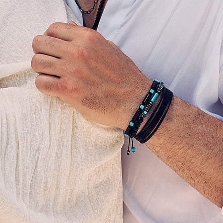 Handmade Bracelet For Men with Onyx
