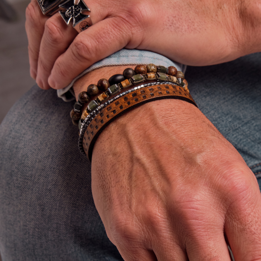 Handmade Leather Bracelet For Men