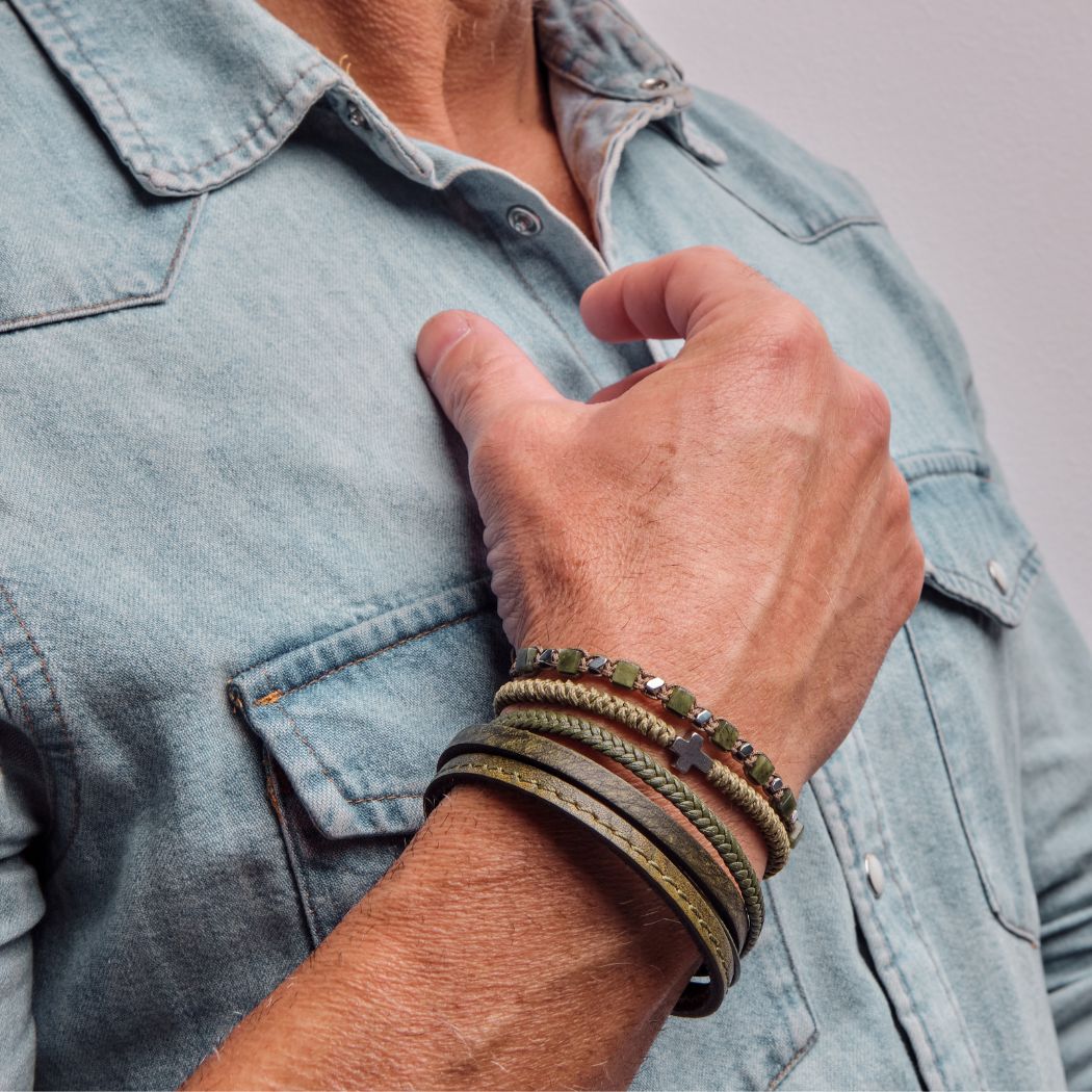Handmade Leather Bracelet For Men
