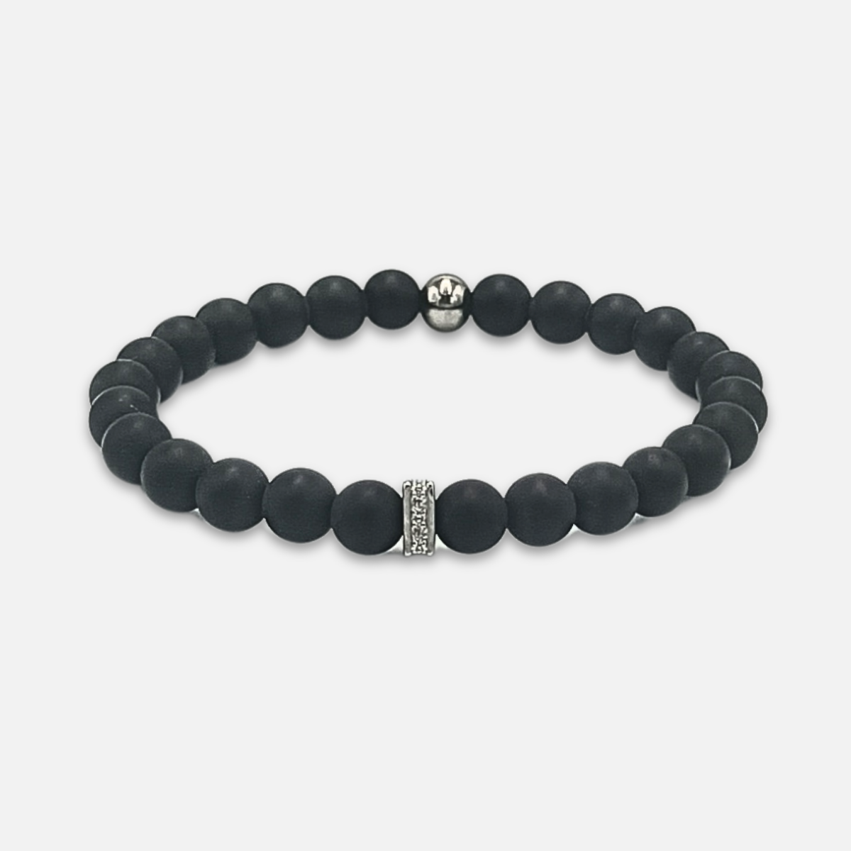 Women's Handmade Bracelet with Onyx