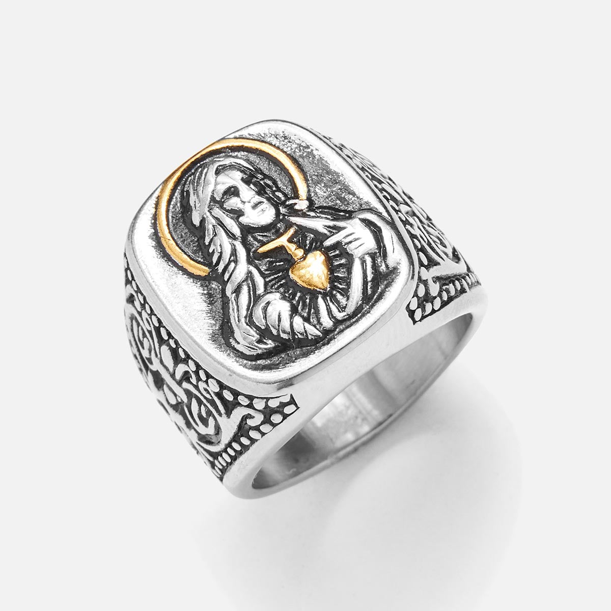 Handmade Steel Ring for Men's