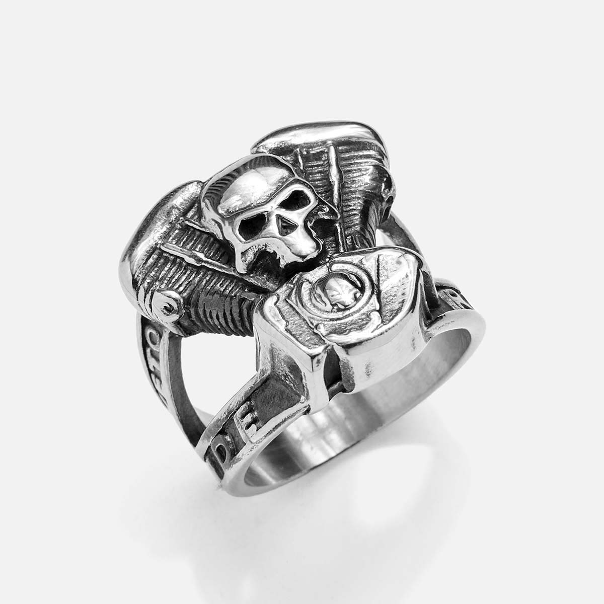 Handmade Steel Ring for Men's