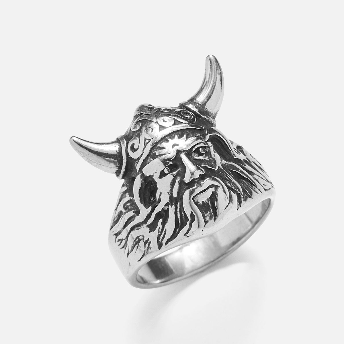 Handmade Steel Ring for Men's