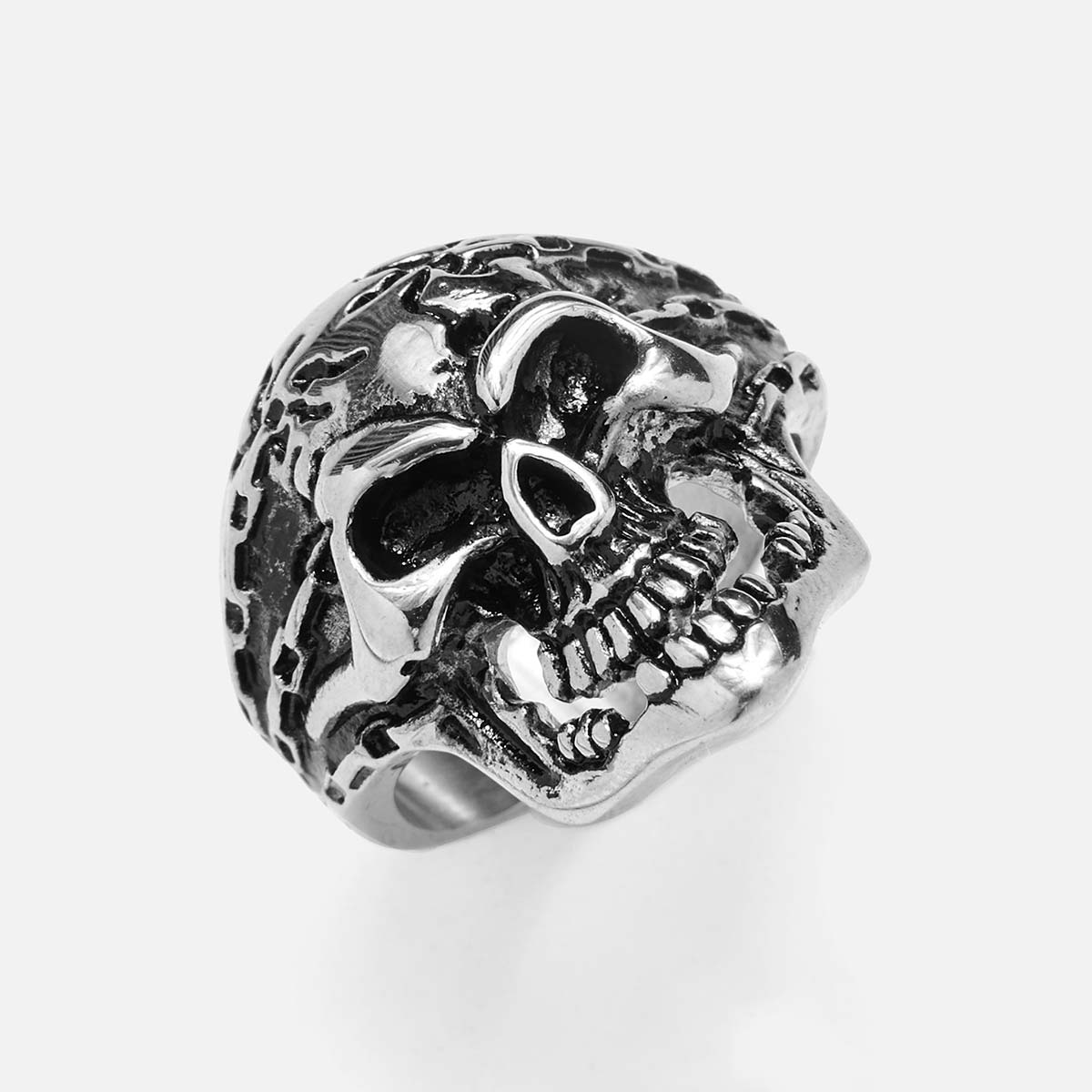Handmade Steel Ring for Men's