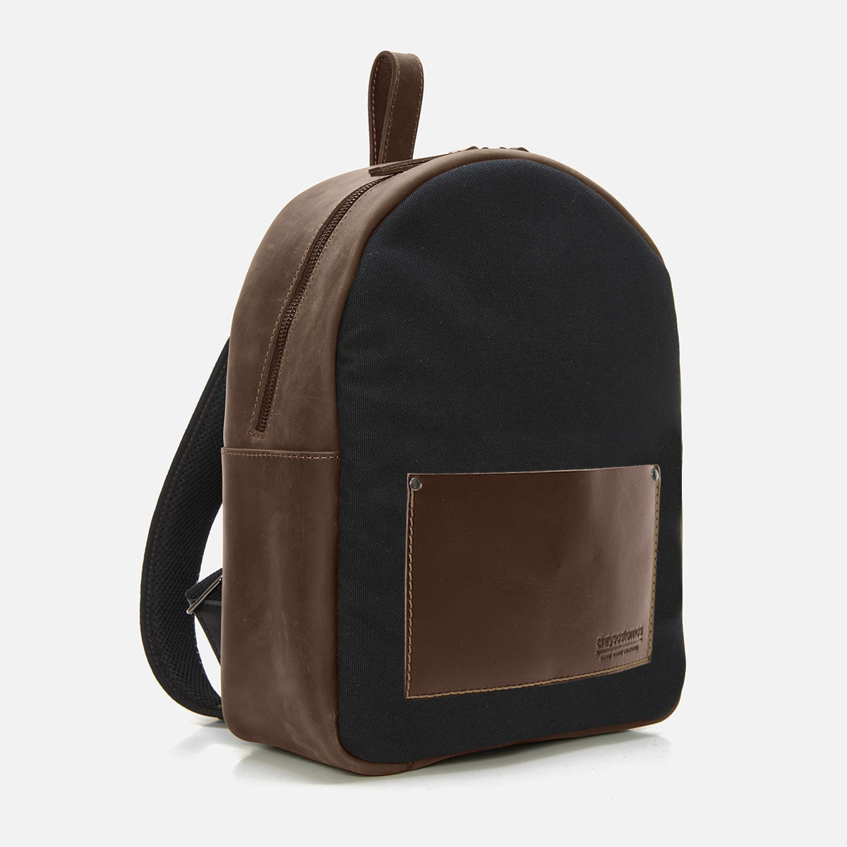 Oval Leather Backpack