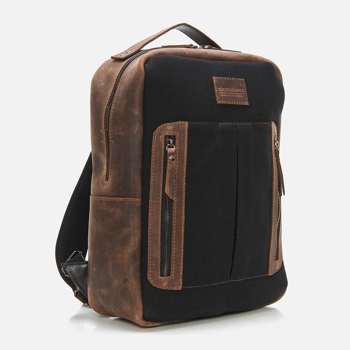 Square Leather BackPack