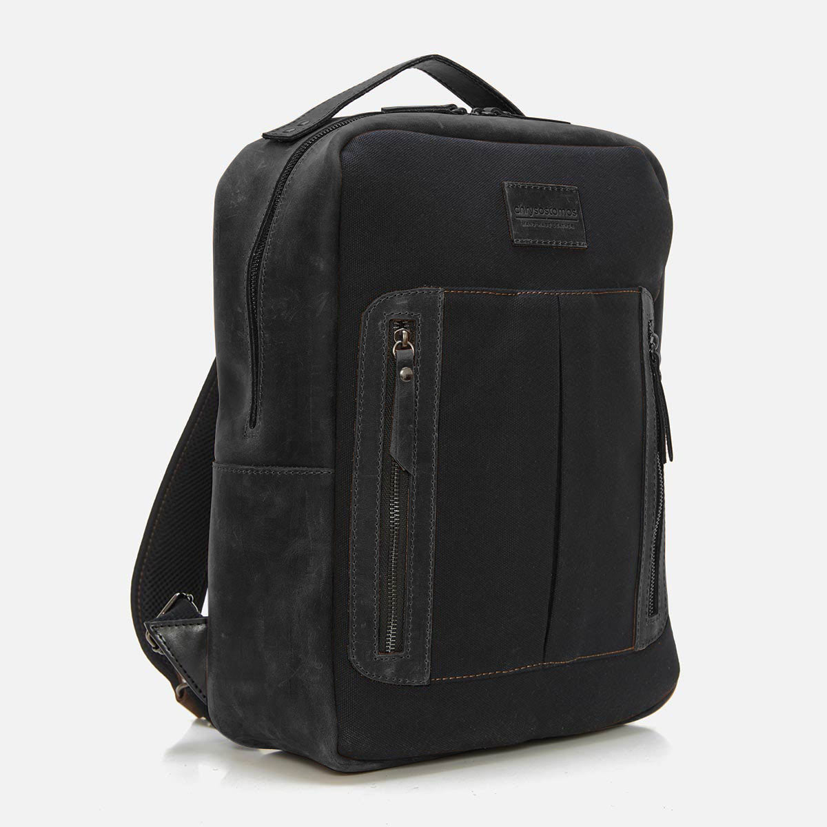 Square Leather BackPack