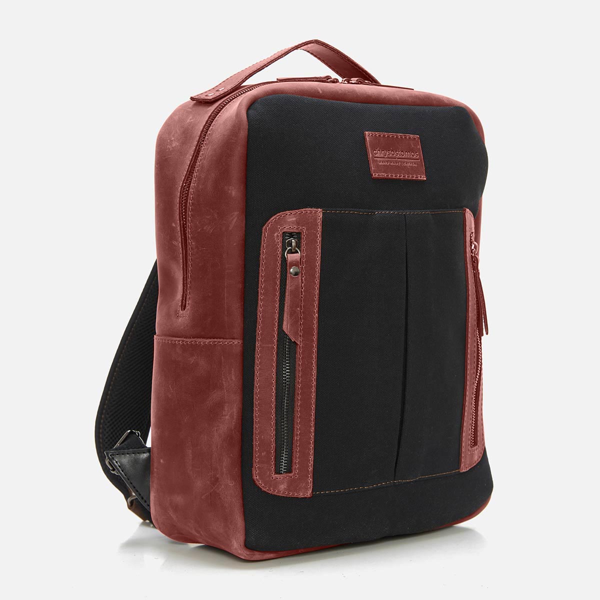 Square Leather BackPack