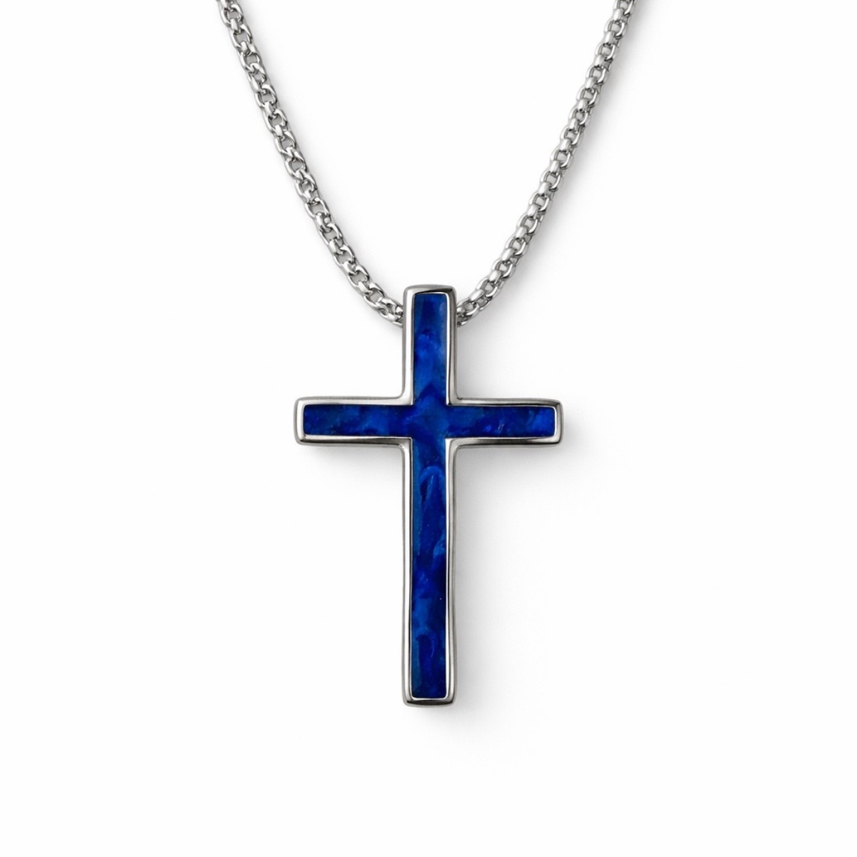 Men's Necklace with Chain &amp; Cross