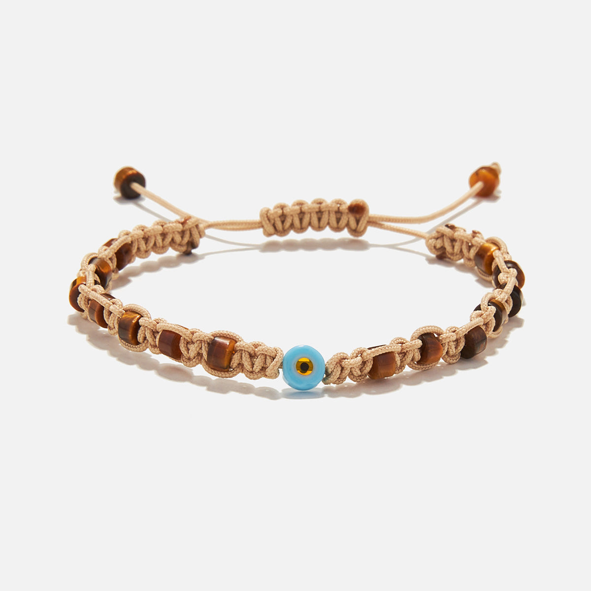 Handmade Bracelet For Child with Tiger's Eye & Evil Eye