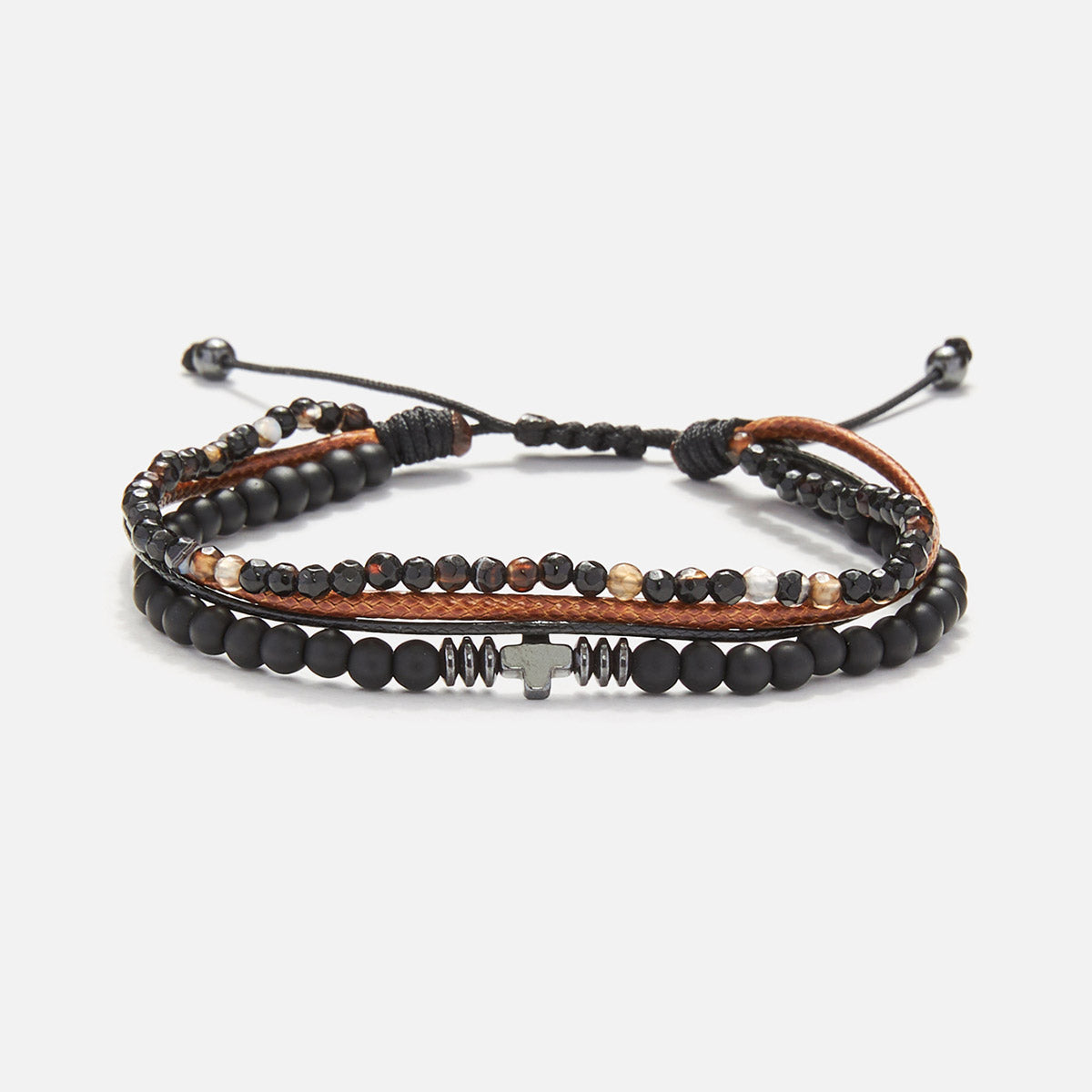 Men's Handmade Cross Bracelet with Cross