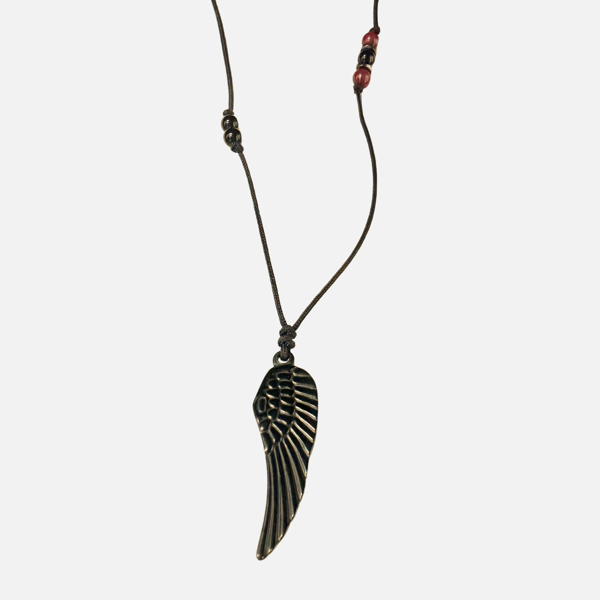 Handmade Necklace for Men with Feather