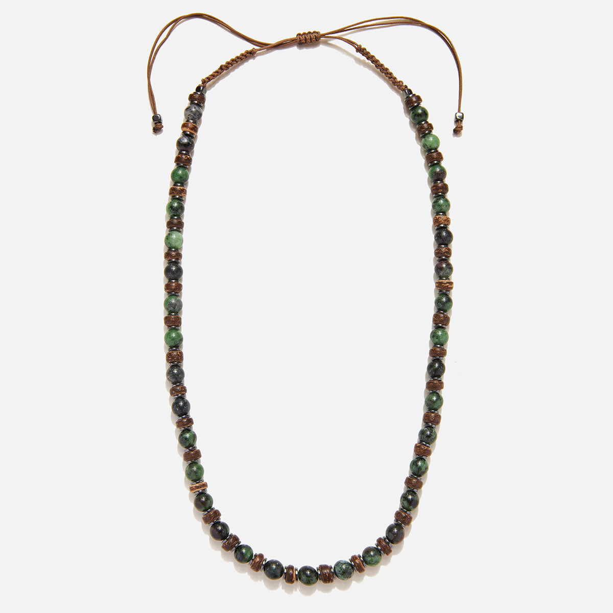 Handmade Necklace for Men with Agate