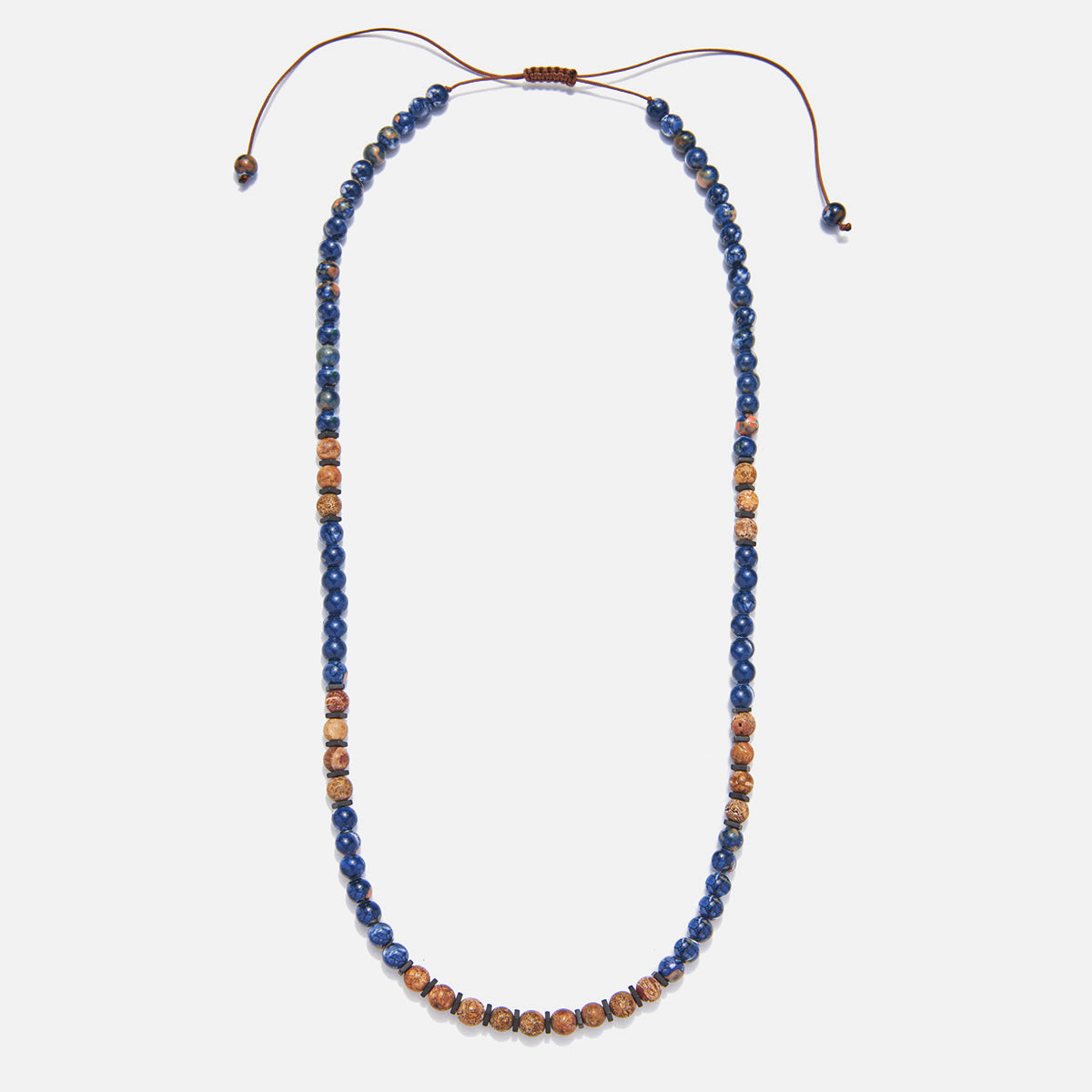 Handmade Necklace for Men with Agate
