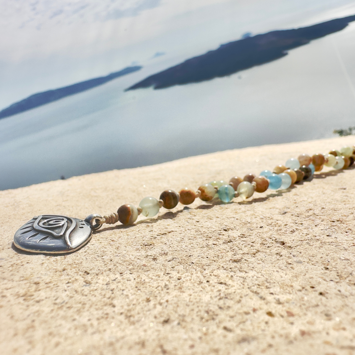 Men's Handmade Rosary with Calcite