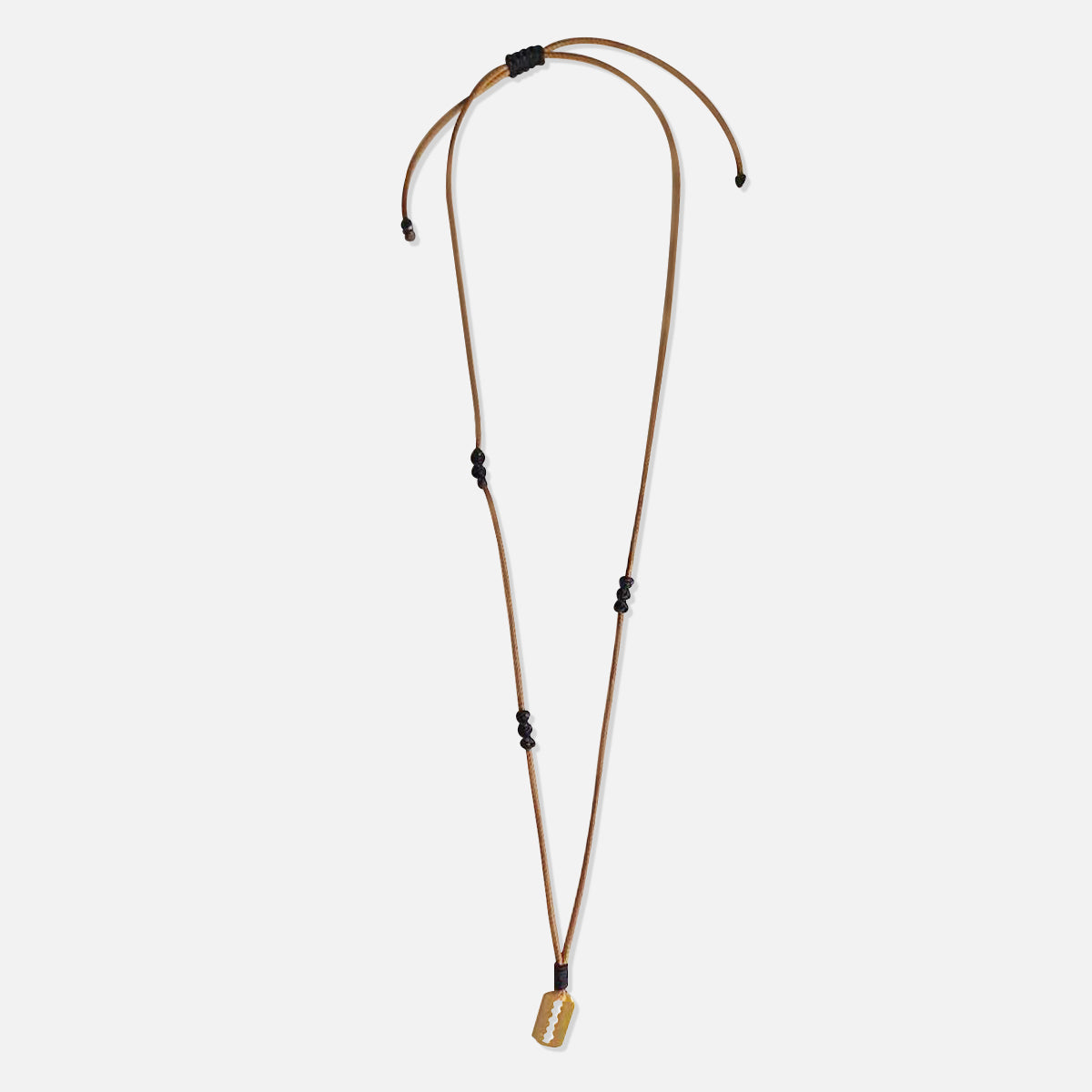 Barber Handmade Necklace with Razor Blade