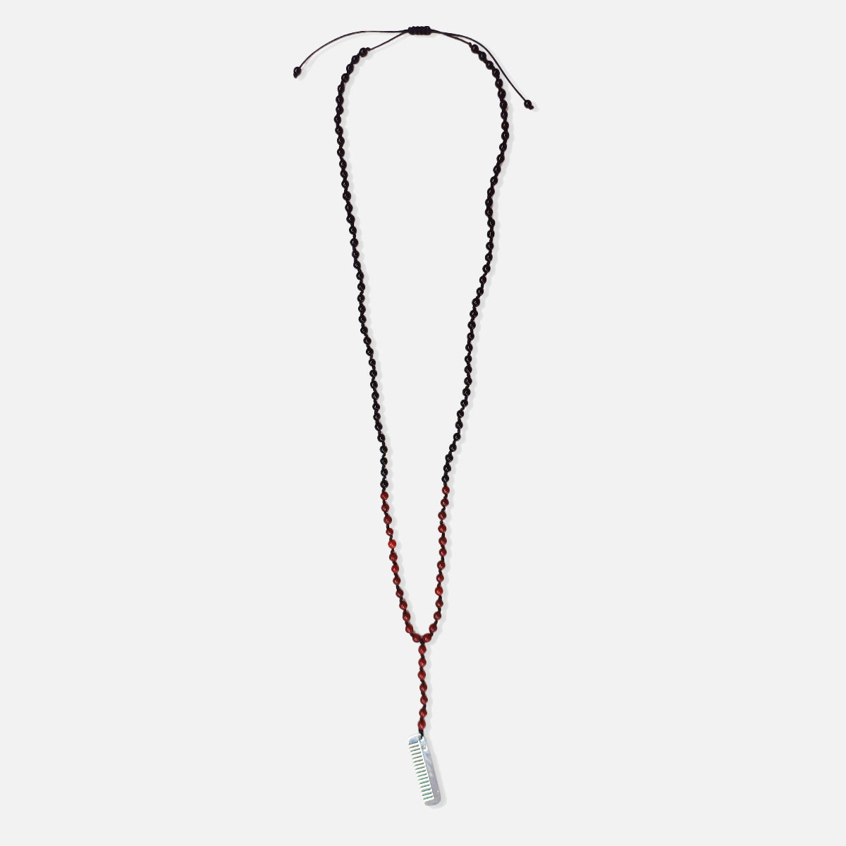 Barber Necklace with Agate & Comb