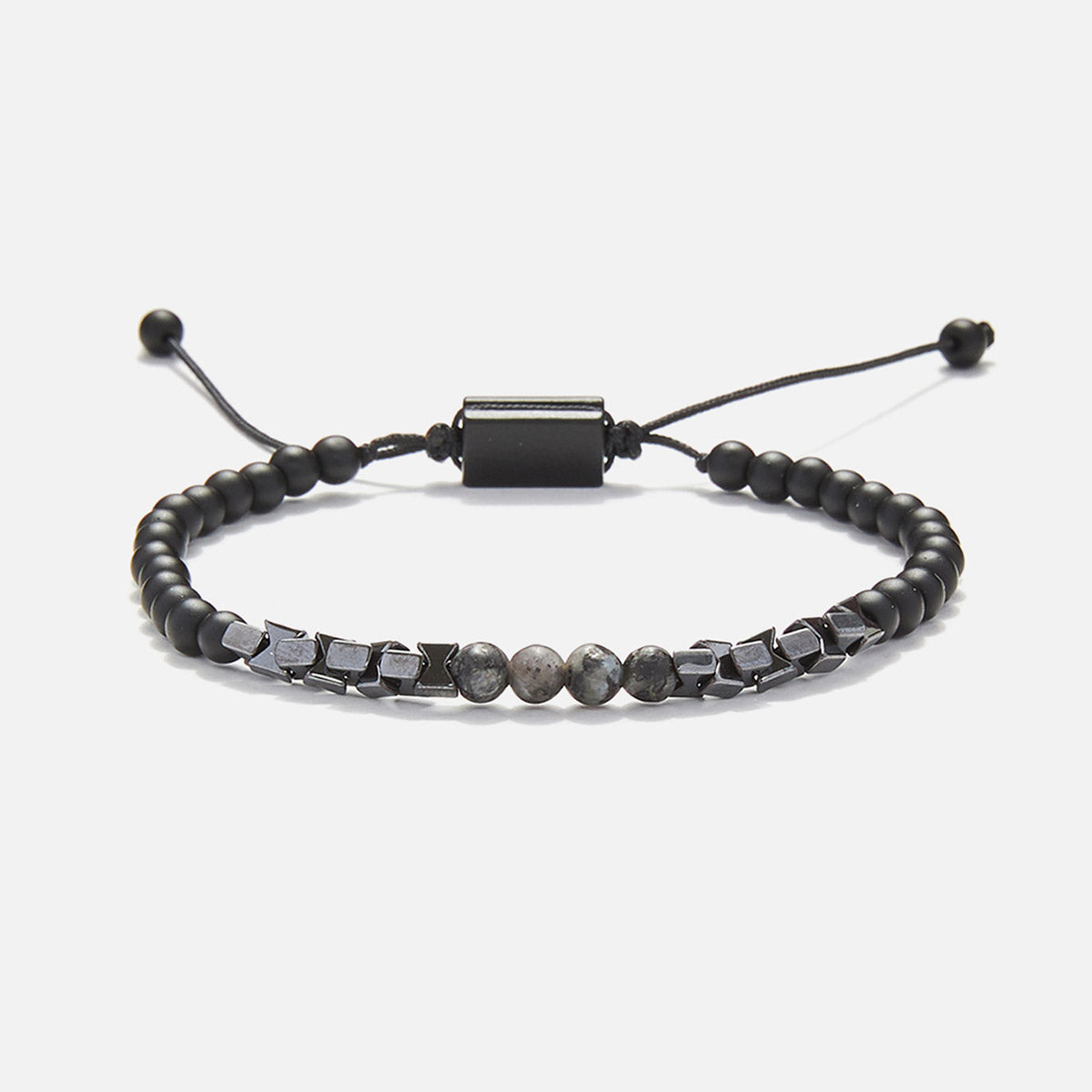 Handmade Bracelet For Men with Larvikite