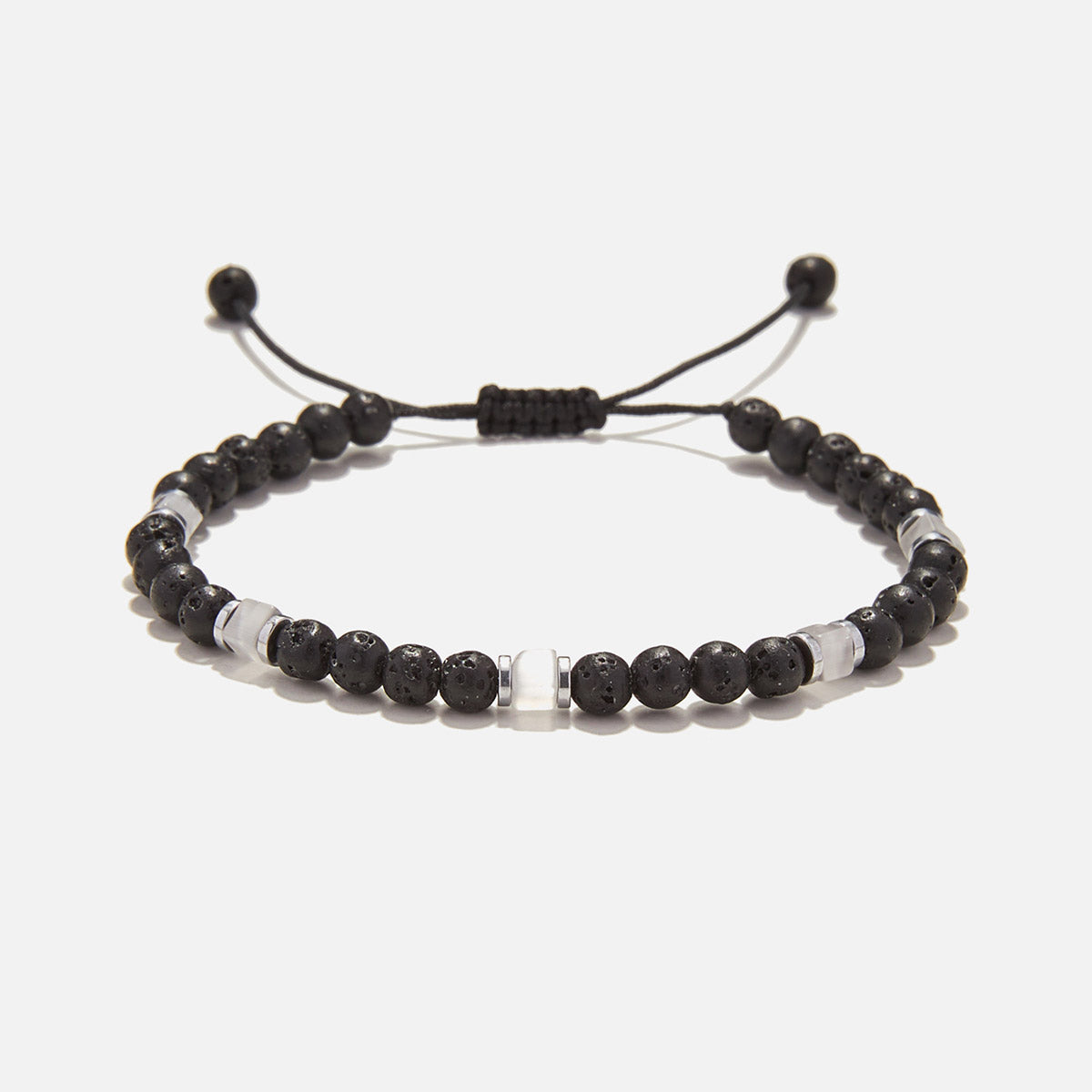Handmade Bracelet for Men with Lava