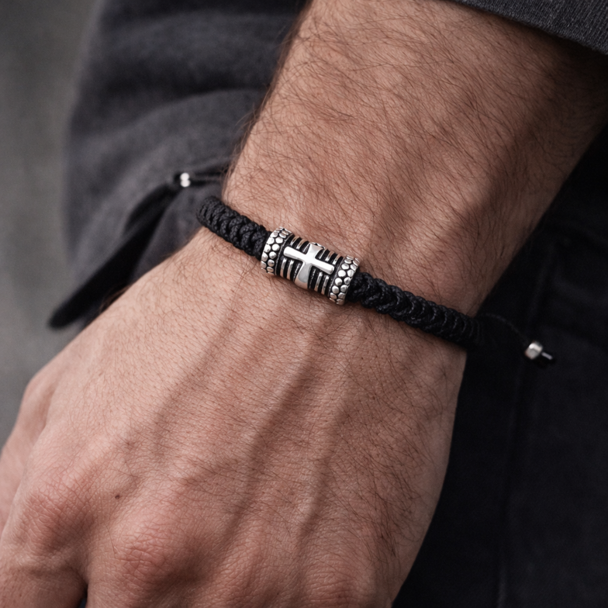 Men's Handmade Knitted Bracelet