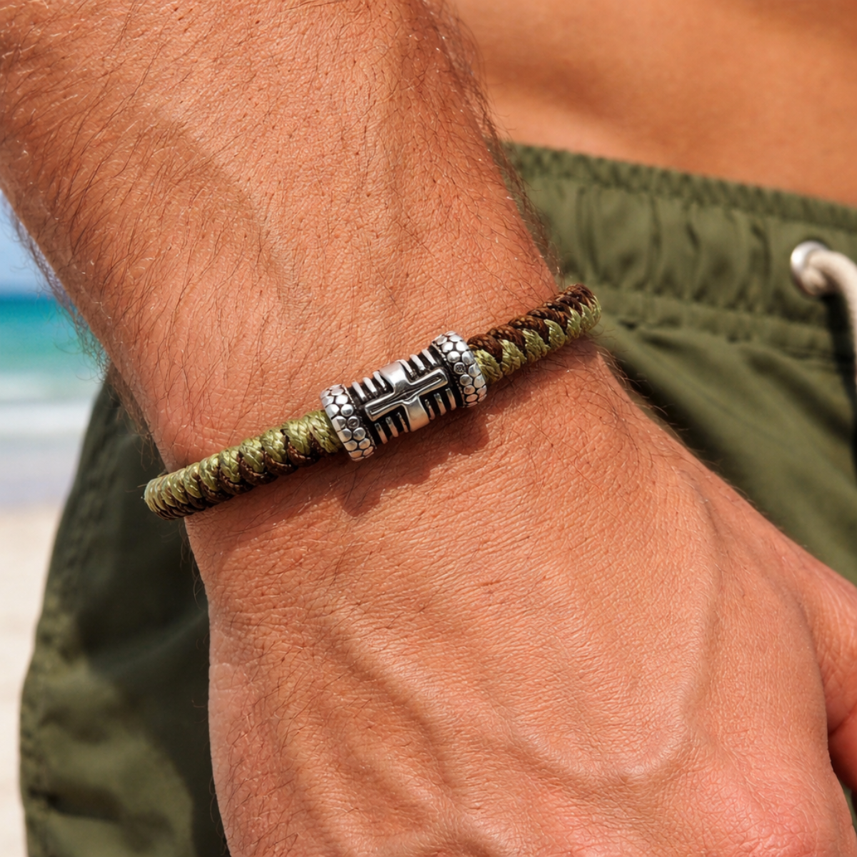 Men's Handmade Knitted Bracelet